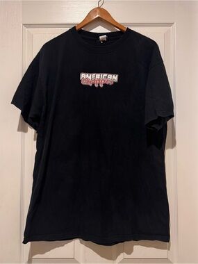 Y2K 2004 American Chopper orange Motorcycle Cotton XL
